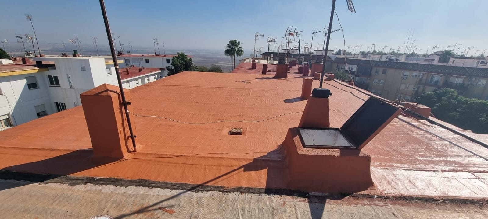 Impermeabilización con caucho y filtro 6